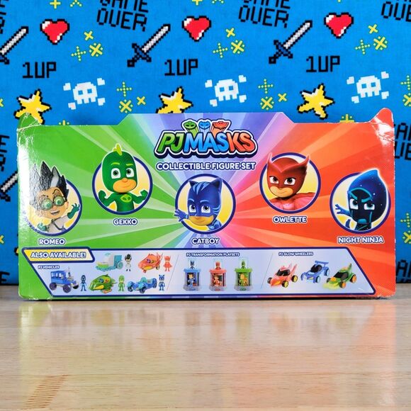 PJ Masks Collectible Figure 5-piece Set 3" HTF Limited Edition Version 2014 New - Picture 2 of 7